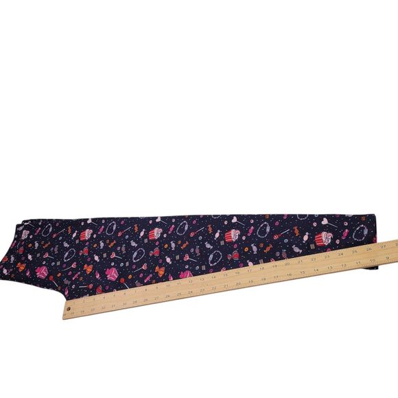 Spotted Zebra Girls Active Stretch Colorful Blue Candy Printed Leggings XXL - Picture 7 of 7